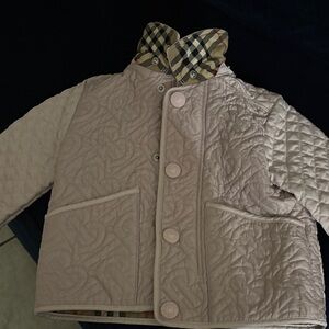 Burberry Kids Quilted Jacket - Light Pink
